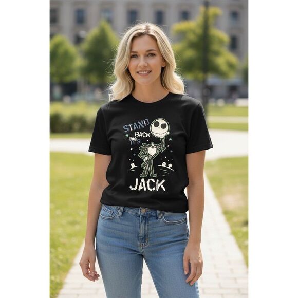 Disney Nightmare Before Christmas Jack Skellington Graphic T-Shirt Black XXL - Picture 2 of 4